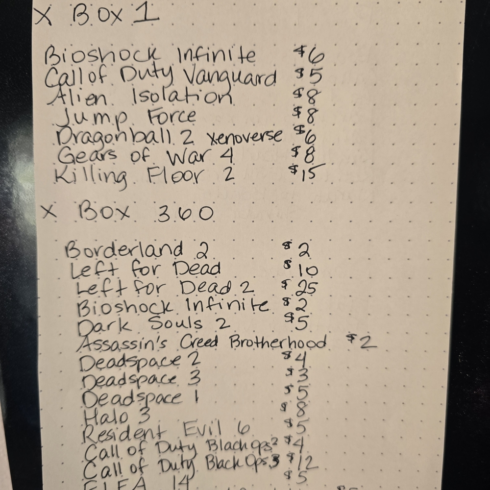 Xbox Game Collection